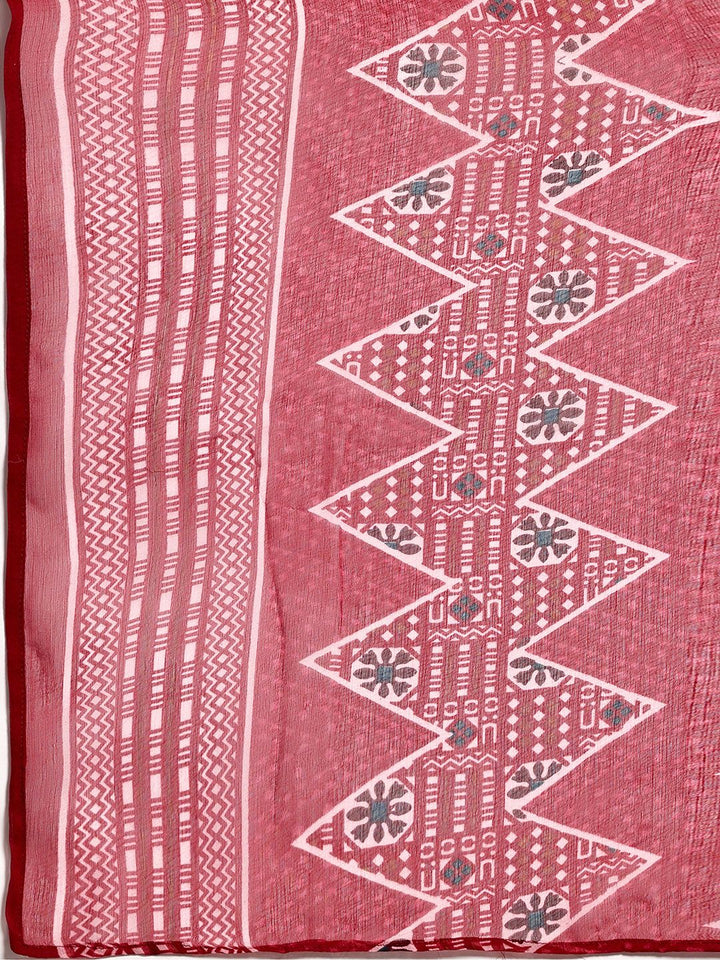 Libas Ethnic Motifs Printed Empire Gotta Patti Kurta with Palazzos & With Dupatta