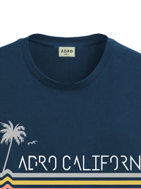 ADRO Typography Printed Round Neck Pure Cotton T-shirt