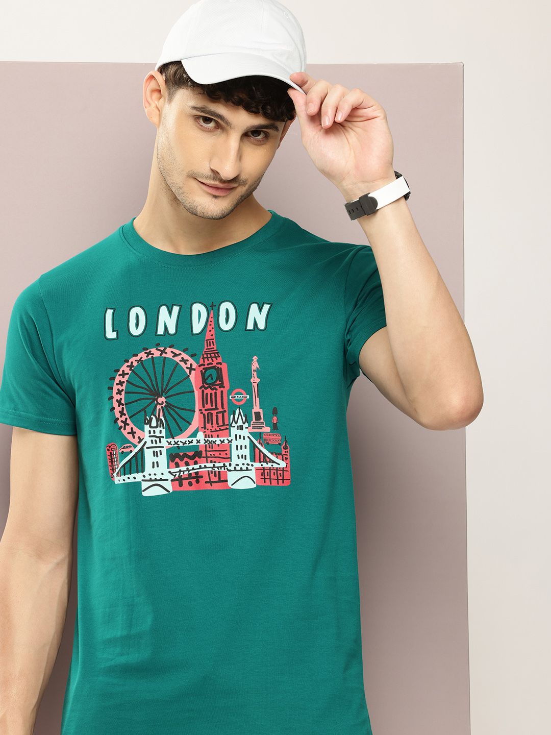 DILLINGER Men Printed Pure Cotton T-shirt