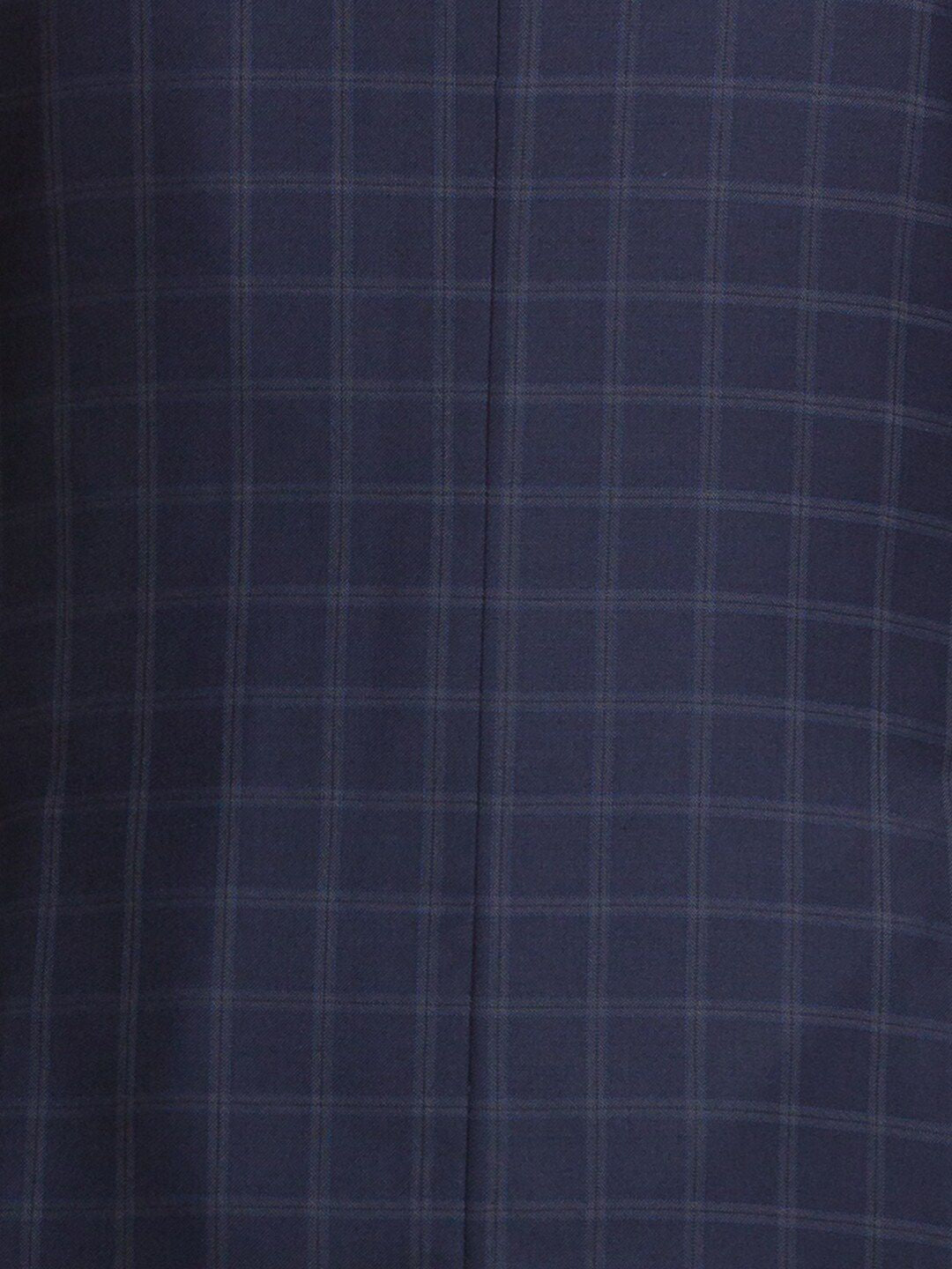 Park Avenue Men Checked Single-Breasted Super Slim-Fit 3-Piece Suit