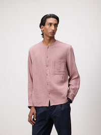 ether Zen Pure Cotton Crinkled Relaxed Shirt