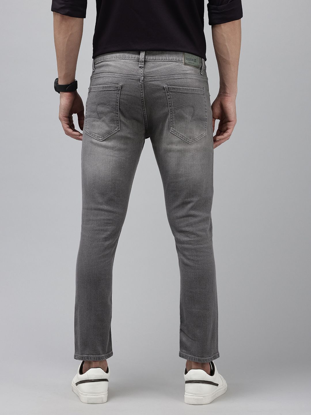SPYKAR Men Kano Slim Fit Light Fade Stretchable Jeans