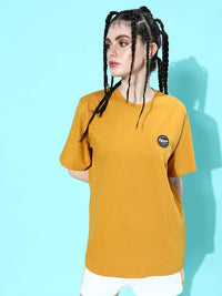 Difference of Opinion Women Graphic Printed Oversized T-shirt