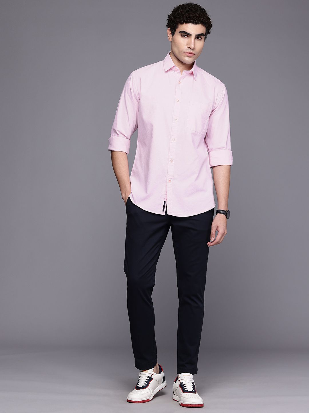 Raymond Pure Cotton Slim Fit Casual Shirt