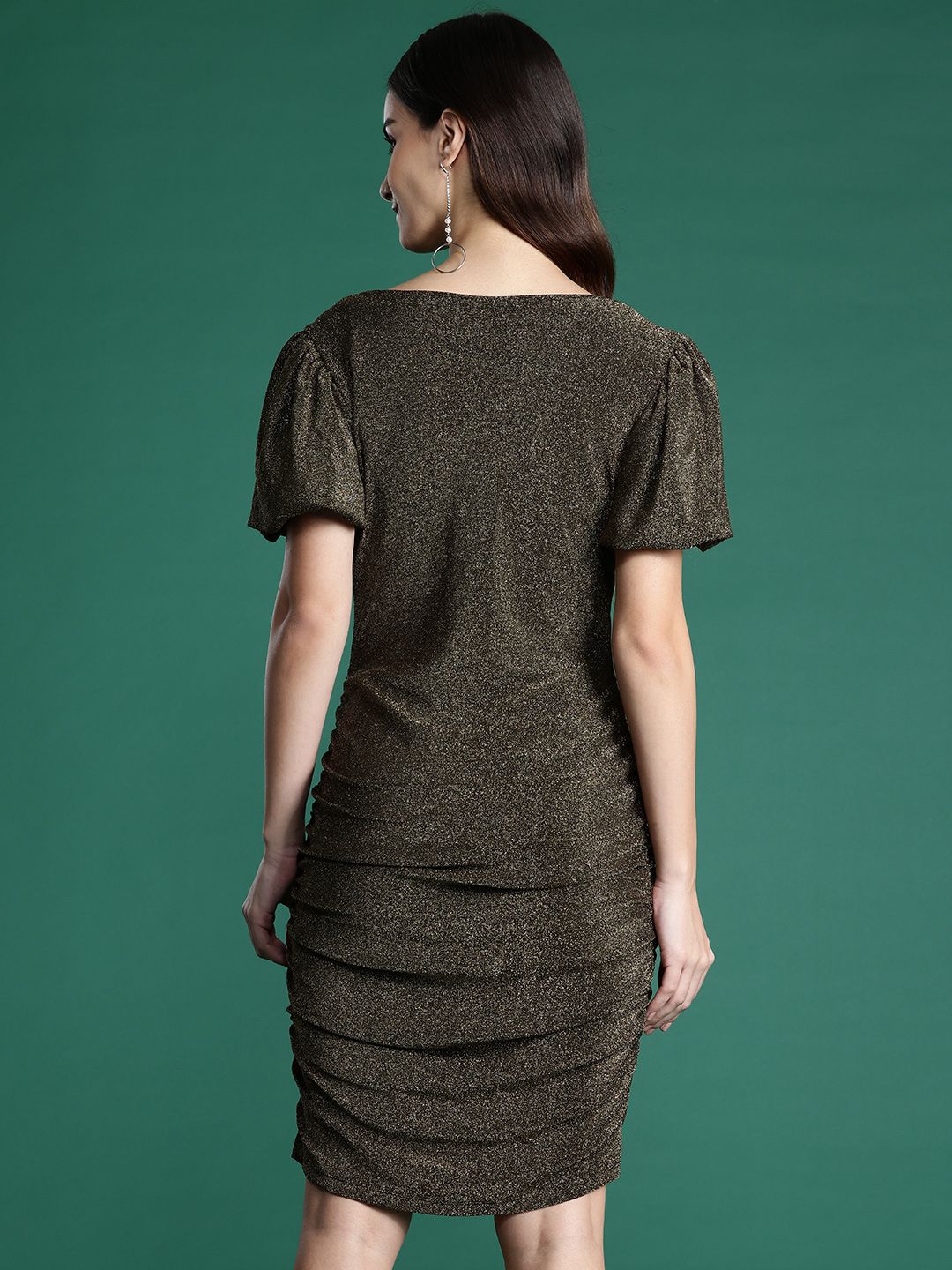 Pakaian badan bodycon ruchberry