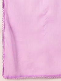 House of Pataudi Chikankari Embroidered Angrakha Jashn Kurta with Trousers & Dupatta