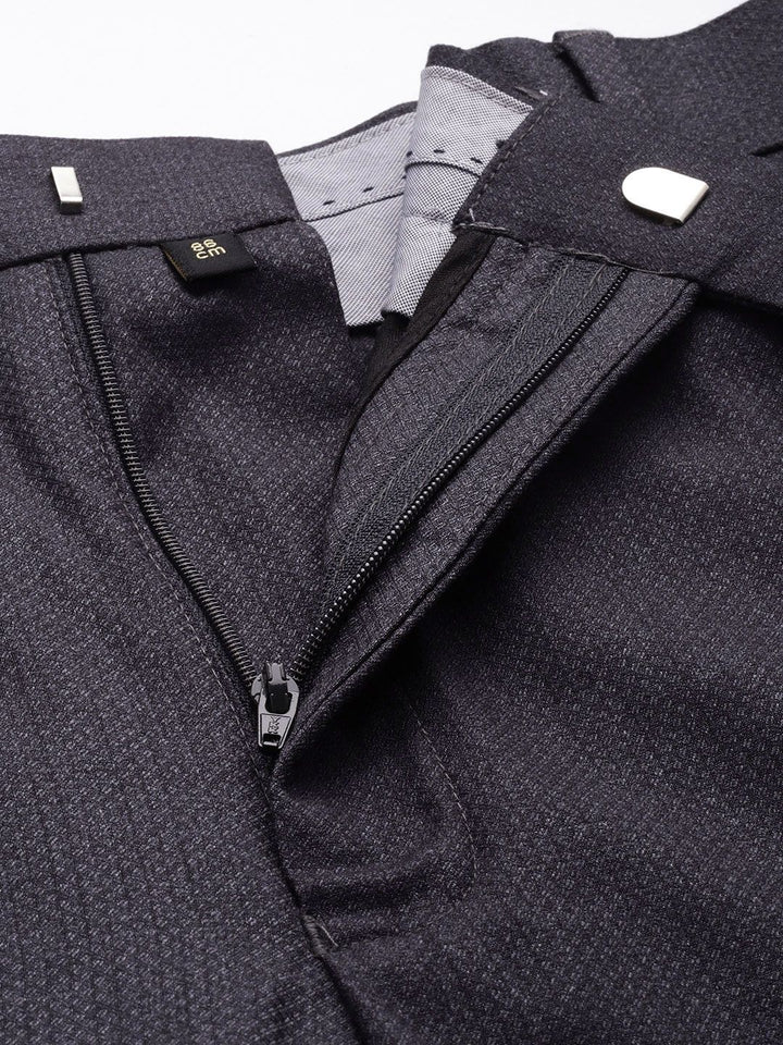 Park Avenue Self Design Textured Single Breasted Regular Fit 3 Piece Party Suits
