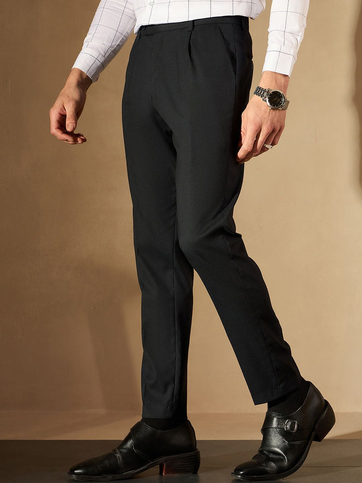 DENNISON Tapered Fit Pleated Trouser