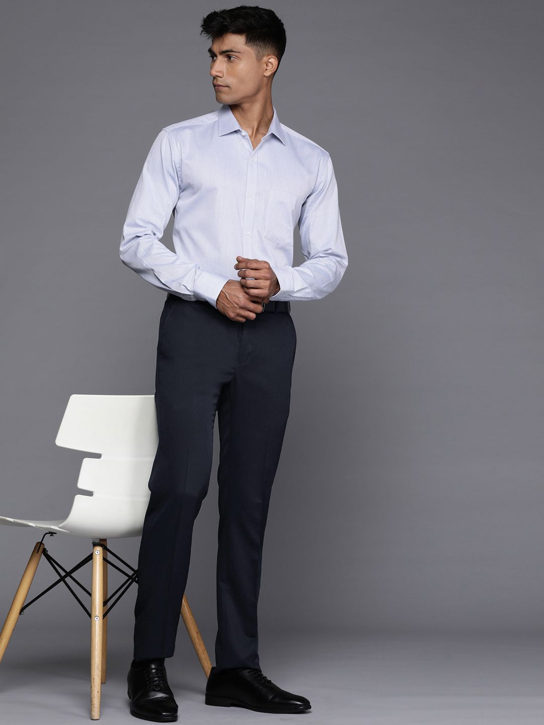 Raymond Men Slim Fit Formal Trousers