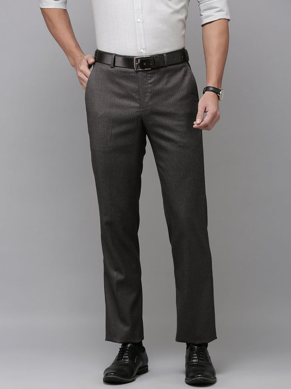 Park Avenue Men Solid Formal Trousers