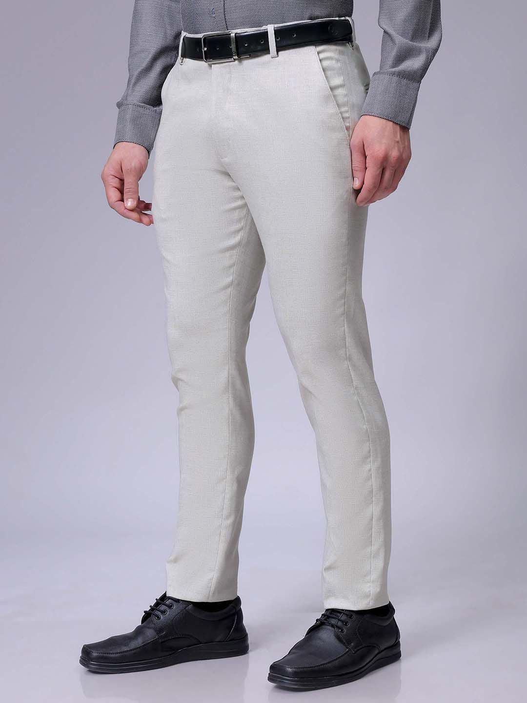 The Indian Garage Co. X Luxe Men Slim Fit Formal Trousers