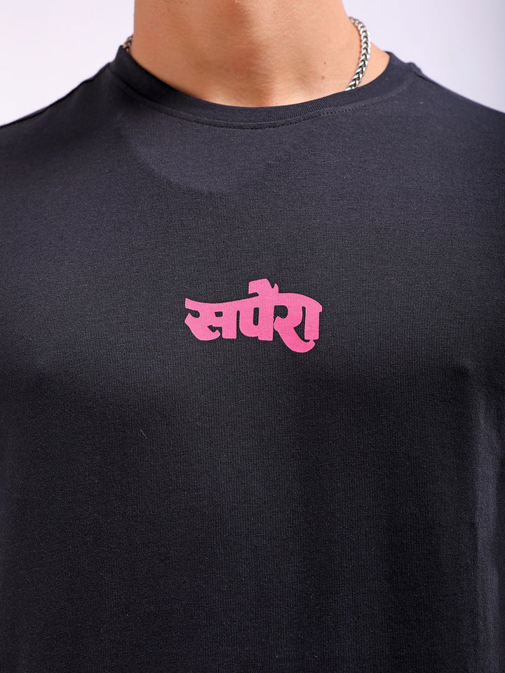 The Indian Garage Co Men Graphic Printed Round Neck Slim Fit T-shirt