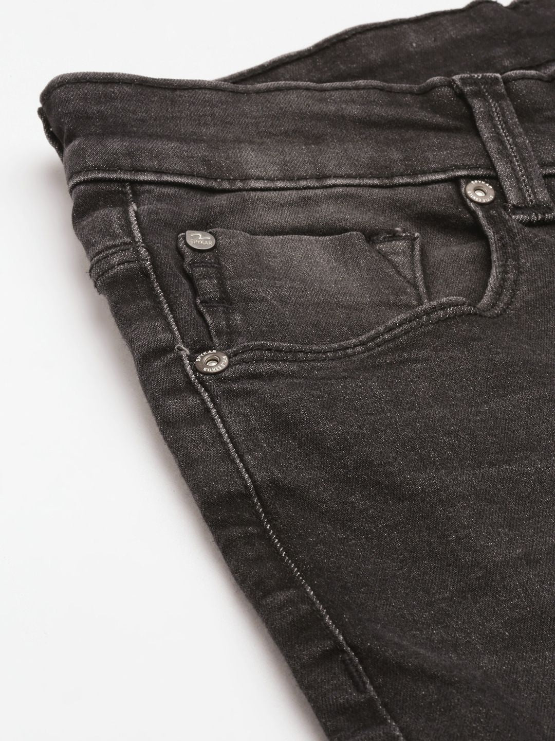 SPYKAR Men Skinny Slim Fit Low-Rise Light Fade Stretchable Jeans