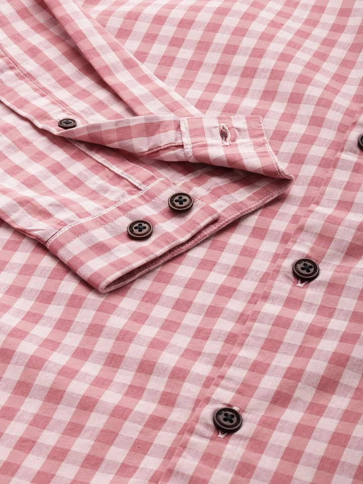 Mr Bowerbird Pure Cotton Tailored Fit Gingham Checked Casual Shirt