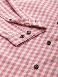 Mr Bowerbird Pure Cotton Tailored Fit Gingham Checked Casual Shirt