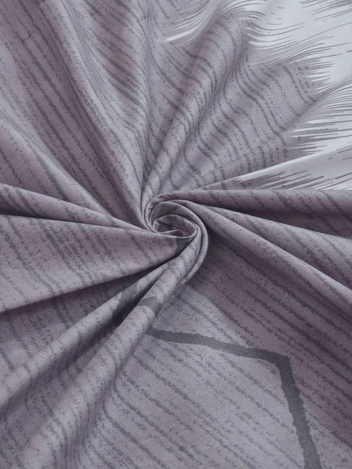 Moda Rapido X KLOTTHE Multicoloured Geometric 300 TC King Bedsheet with 2 Pillow Covers
