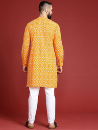 Anouk Geometric Printed Cotton Kurta
