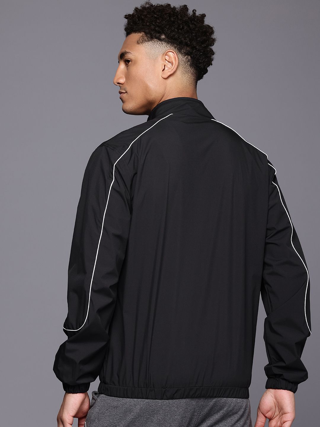 HRX by Hrithik Roshan Longline Cargo-Style Tailored Jacket
