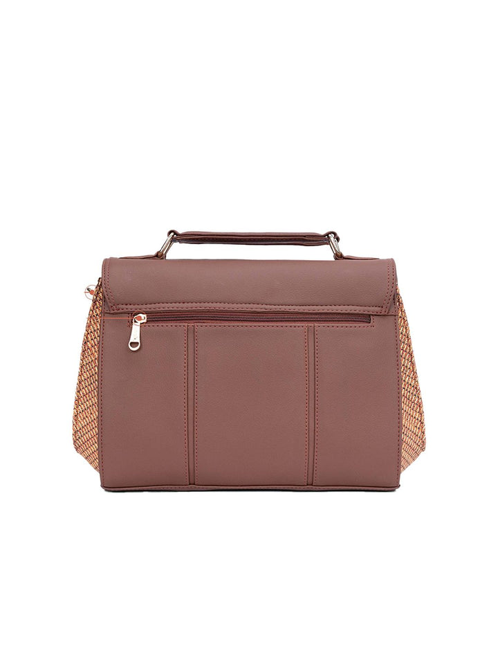 ZOUK Women Bombay Macrame Rhea Kapoor Satchel Bag