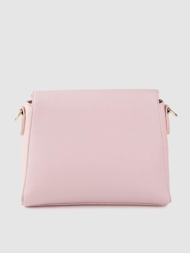 Lino Perros Pink Solid Shoulder Bag