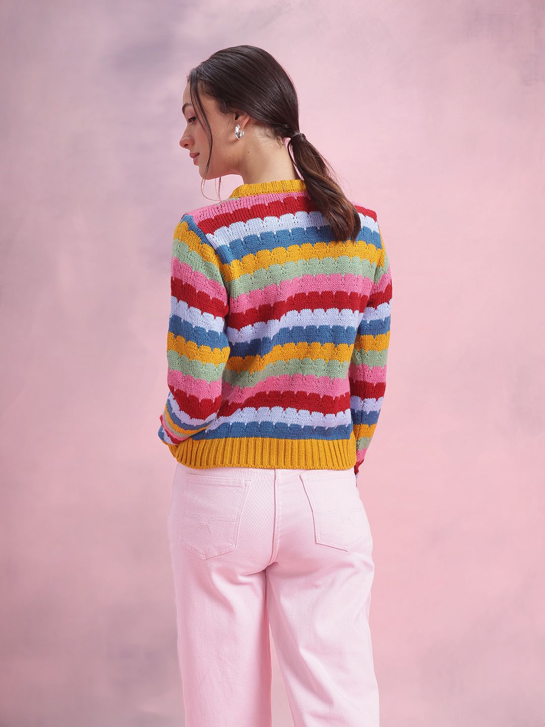 DressBerry Women Striped Pullover