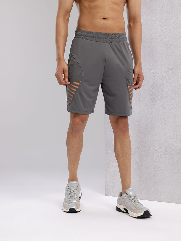 HRX by Hrithik Roshan Men Striped Training Shorts
