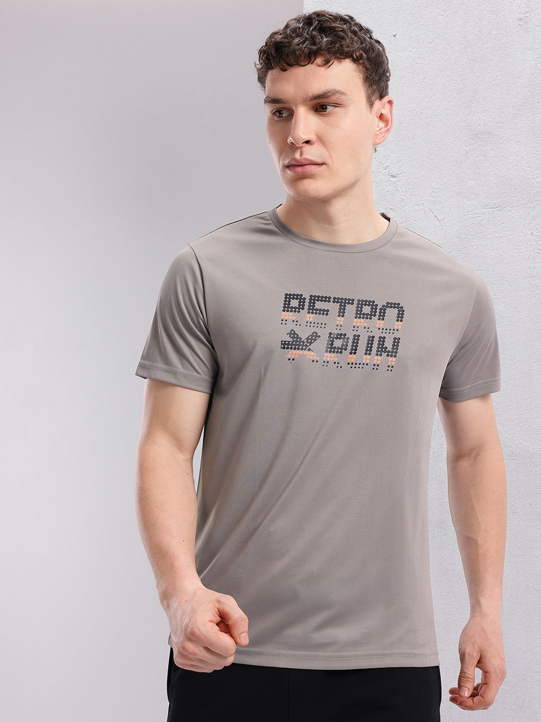 HRX by Hrithik Roshan Men Typography Printed Rapid-Dry Running T-shirt