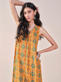 Global Desi Floral Printed Kurta with Palazzos