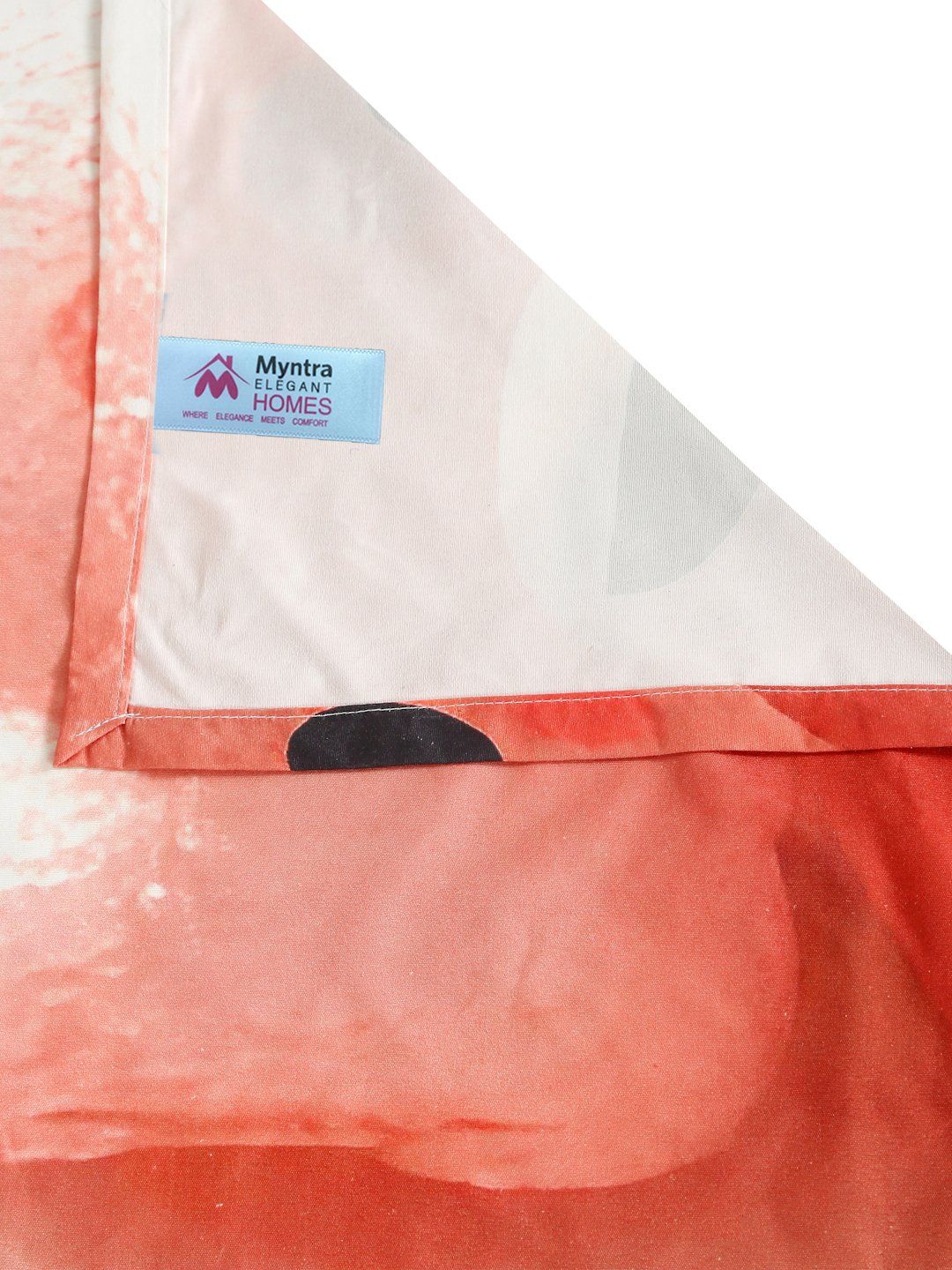 Myntra Elegant Orange Kartun Bercetak 400 TC King 7D Cadar & 2 Sarung Bantal 250X225 cm