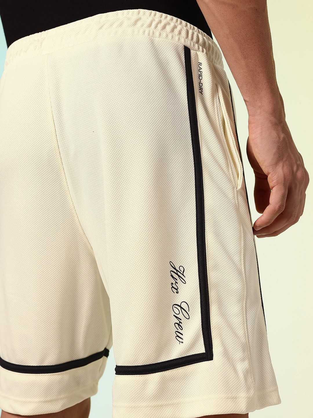 HRX by Hrithik Roshan Men Self Designed Rapid-Dry Shorts