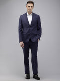 Park Avenue Checked Single Breasted 2 Piece Formal Suits