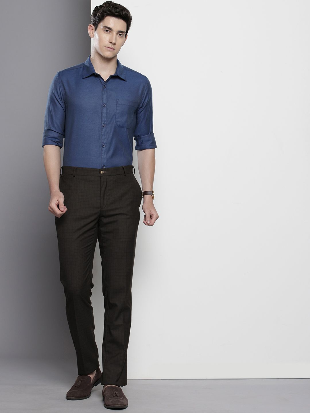 The Indian Garage Co. X Luxe Slim Fit Formal Shirt