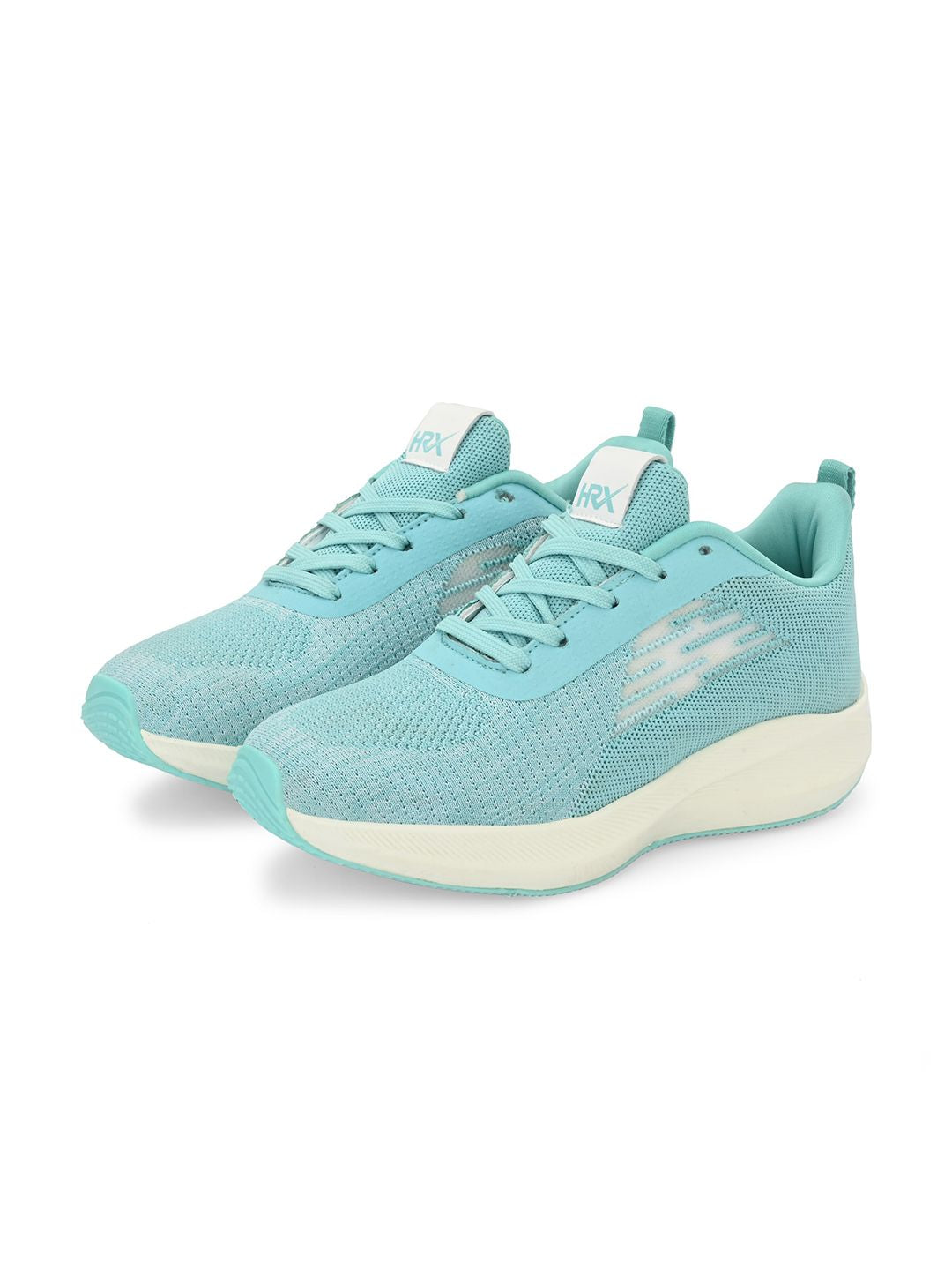 HRX by Hrithik Roshan Women Sea Green & White Memory Foam Mesh Non-Marking Running Shoes
