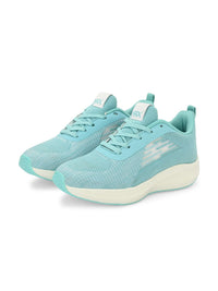 HRX by Hrithik Roshan Women Sea Green & White Memory Foam Mesh Non-Marking Running Shoes
