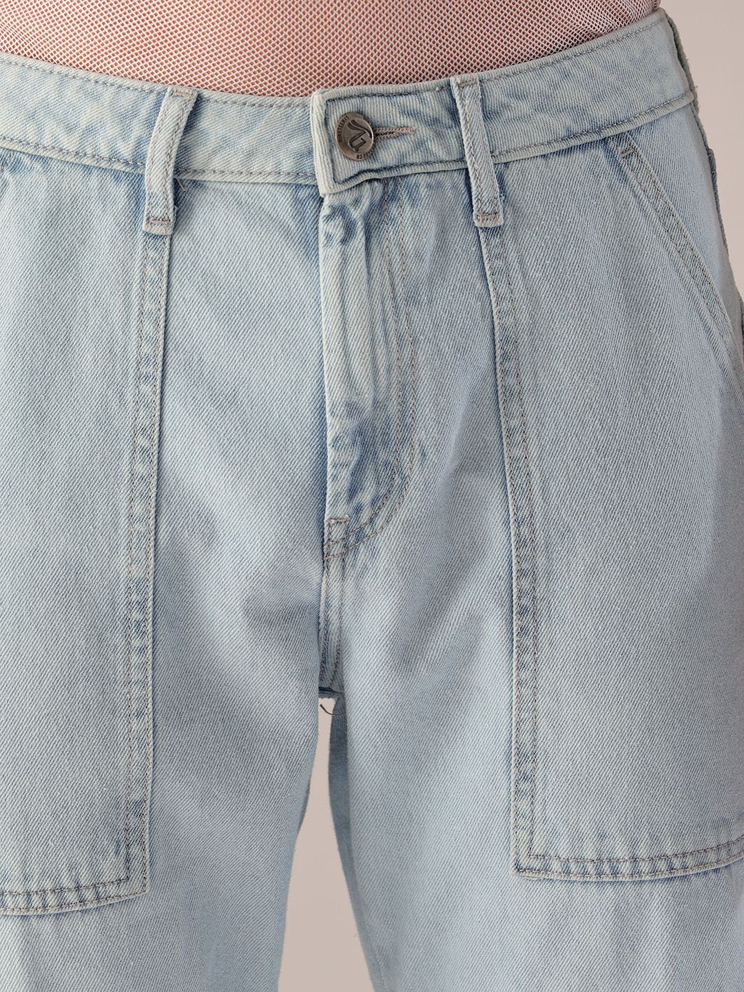 The Indian Garage Co. Men Mid Rise Heavy Fade Clean Look Jeans