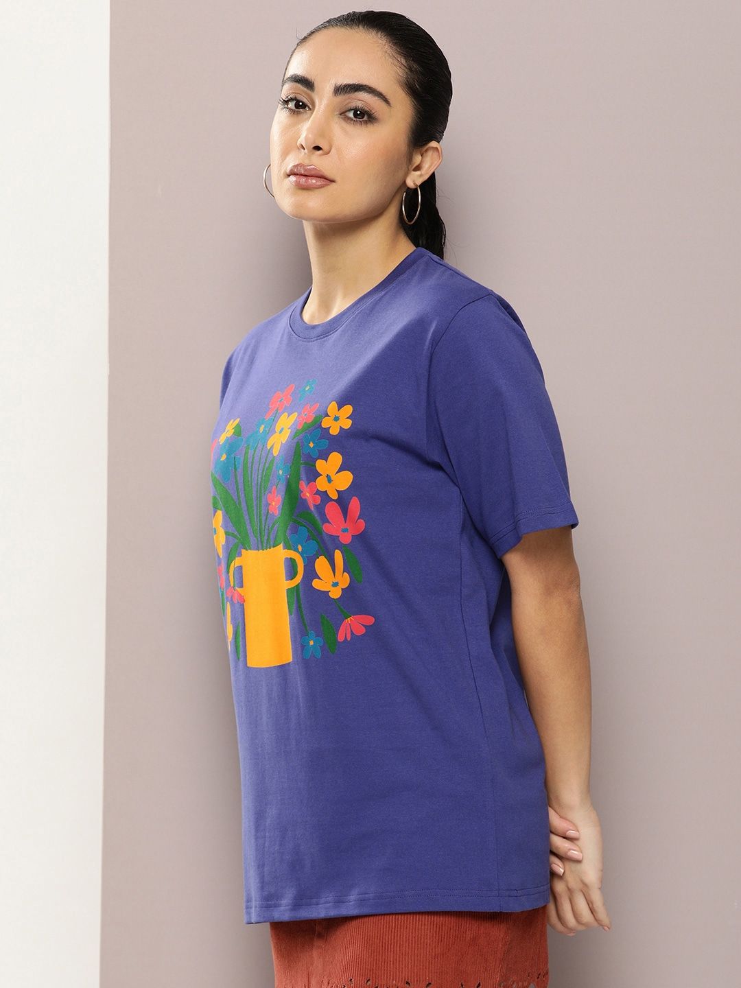 DILLINGER Graphic Printed Oversized Pure Cotton T-shirt