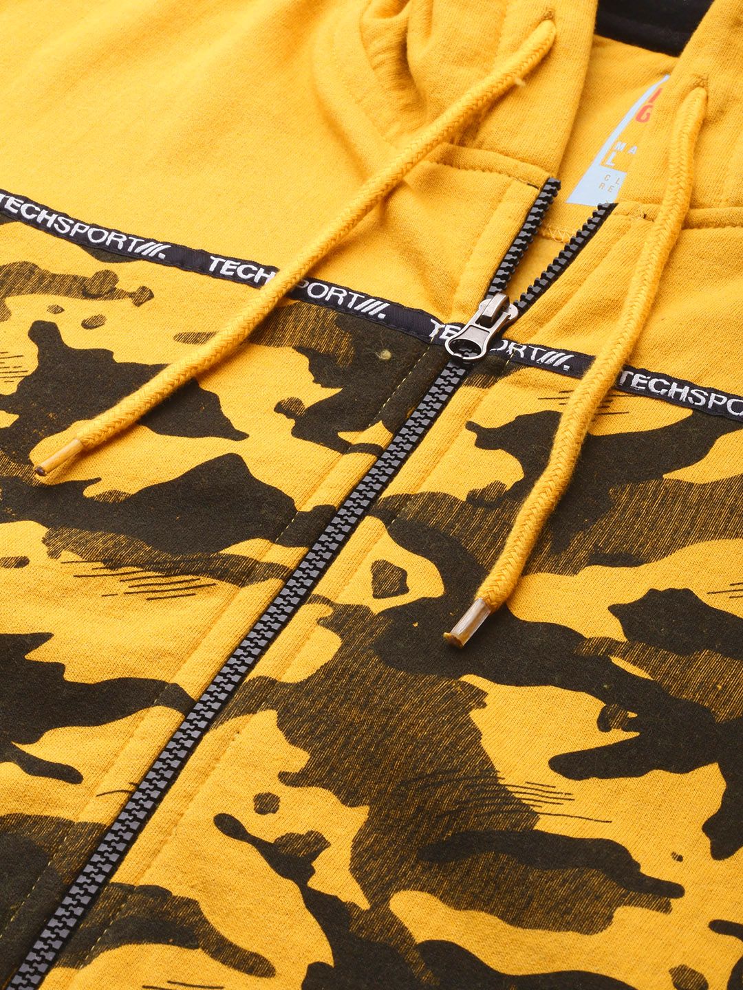 The Indian Garage Co Men Printed Hooded Sweatshirt