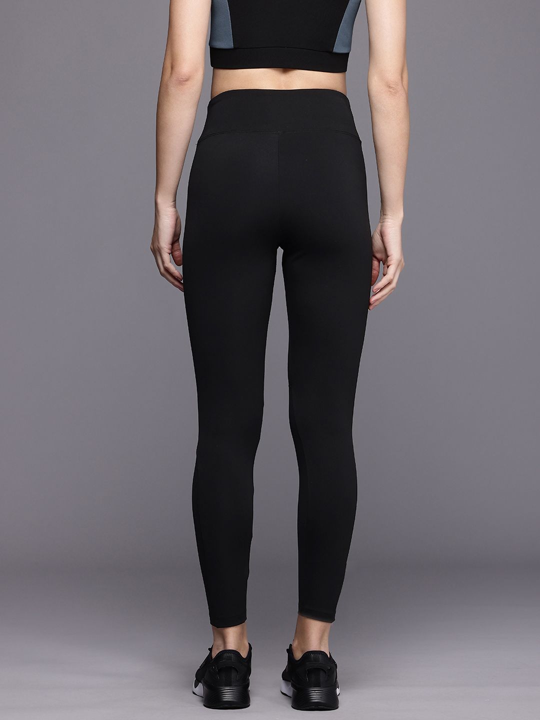 HRX by Hrithik Roshan Women Antimicrobial & Rapid Dry High Rise Slim Fit Training Tights