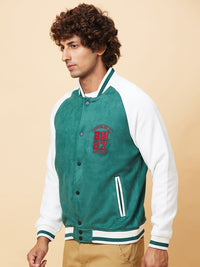 Being Human Colourblocked Varsity Jacket