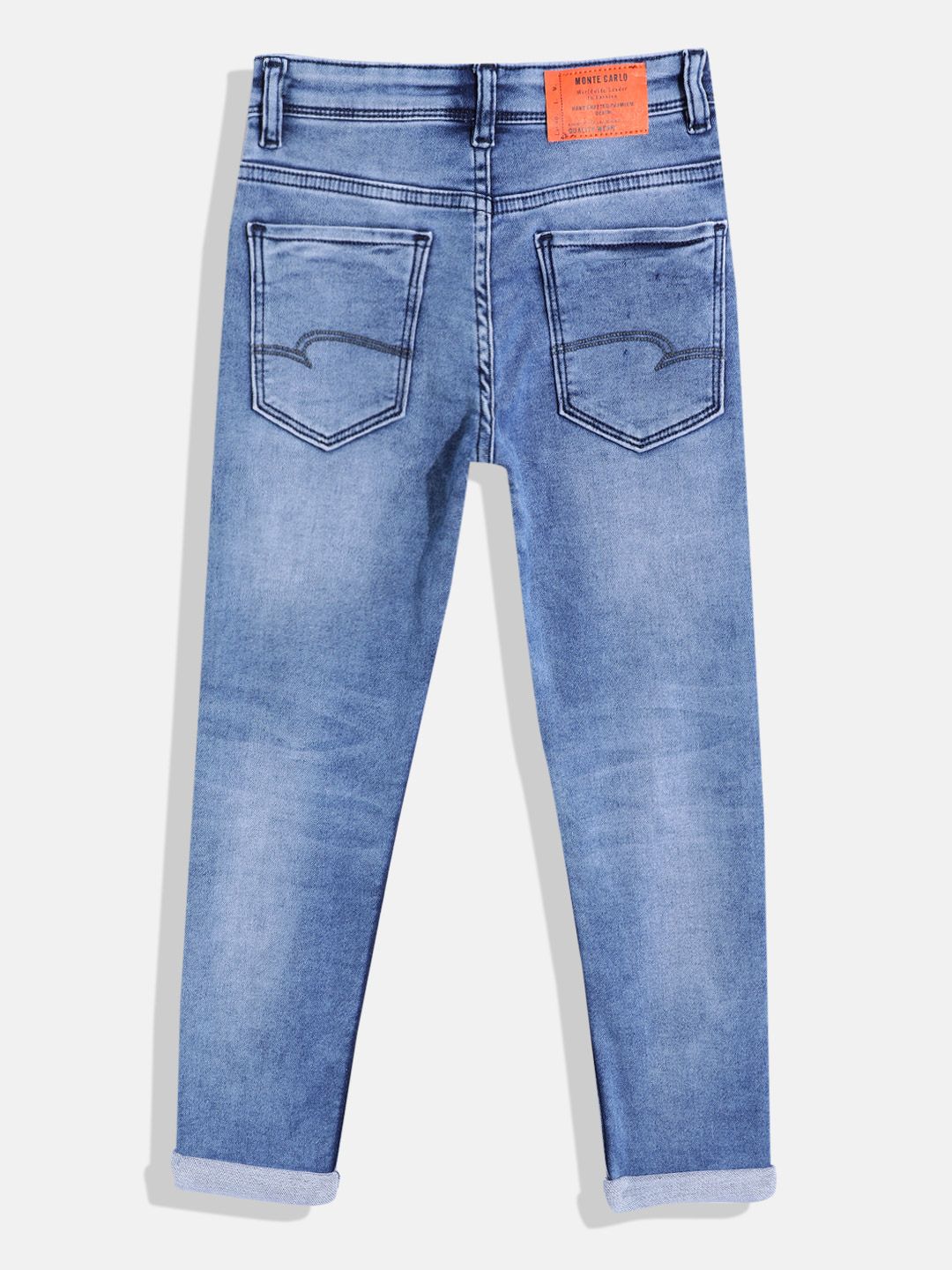 Monte Carlo Boys Slim Fit Stretchable Jeans