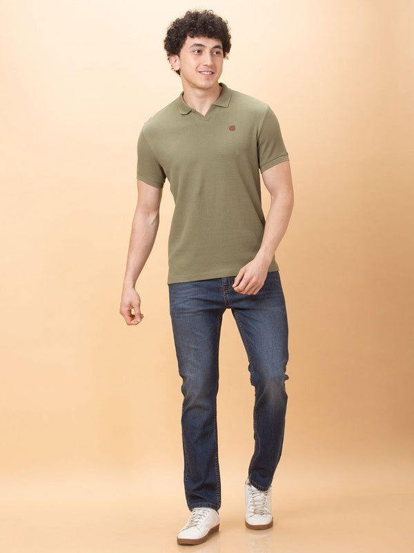 Menjadi T-Shirt Lelaki Manusia V-Neck
