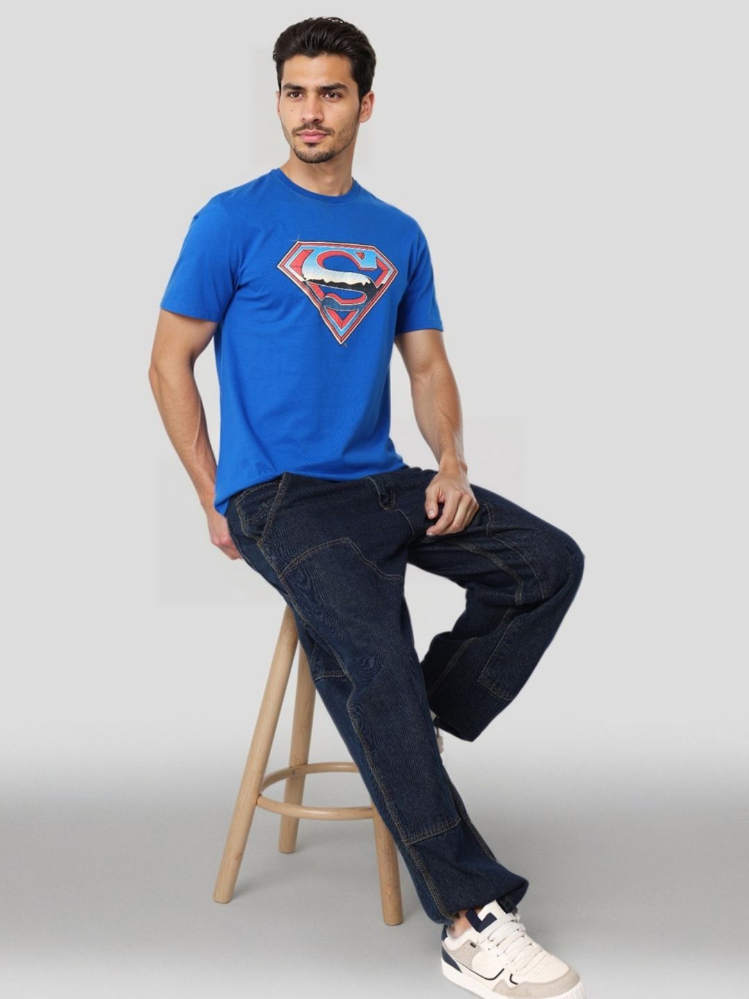 The Indian Garage Co Men Printed Slim Fit T-shirt