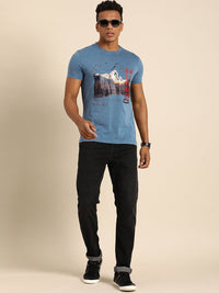 Being Human Graphic Printed Pure Cotton Slim Fit T-shirt