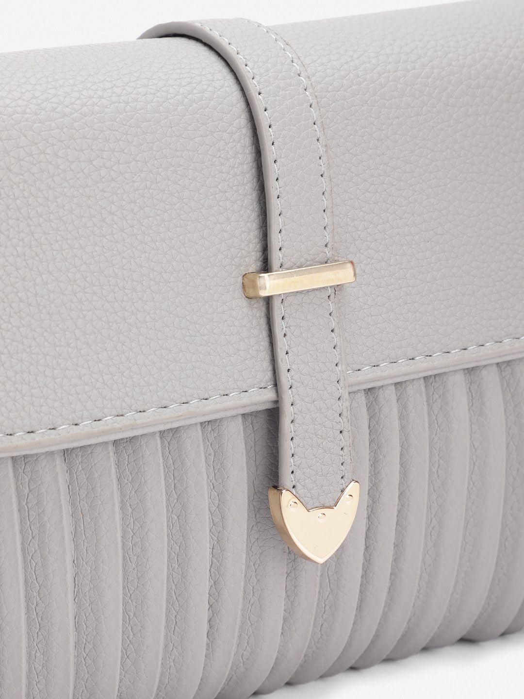 DressBerry Structured Pleated Sling Bag