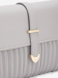 DressBerry Structured Pleated Sling Bag