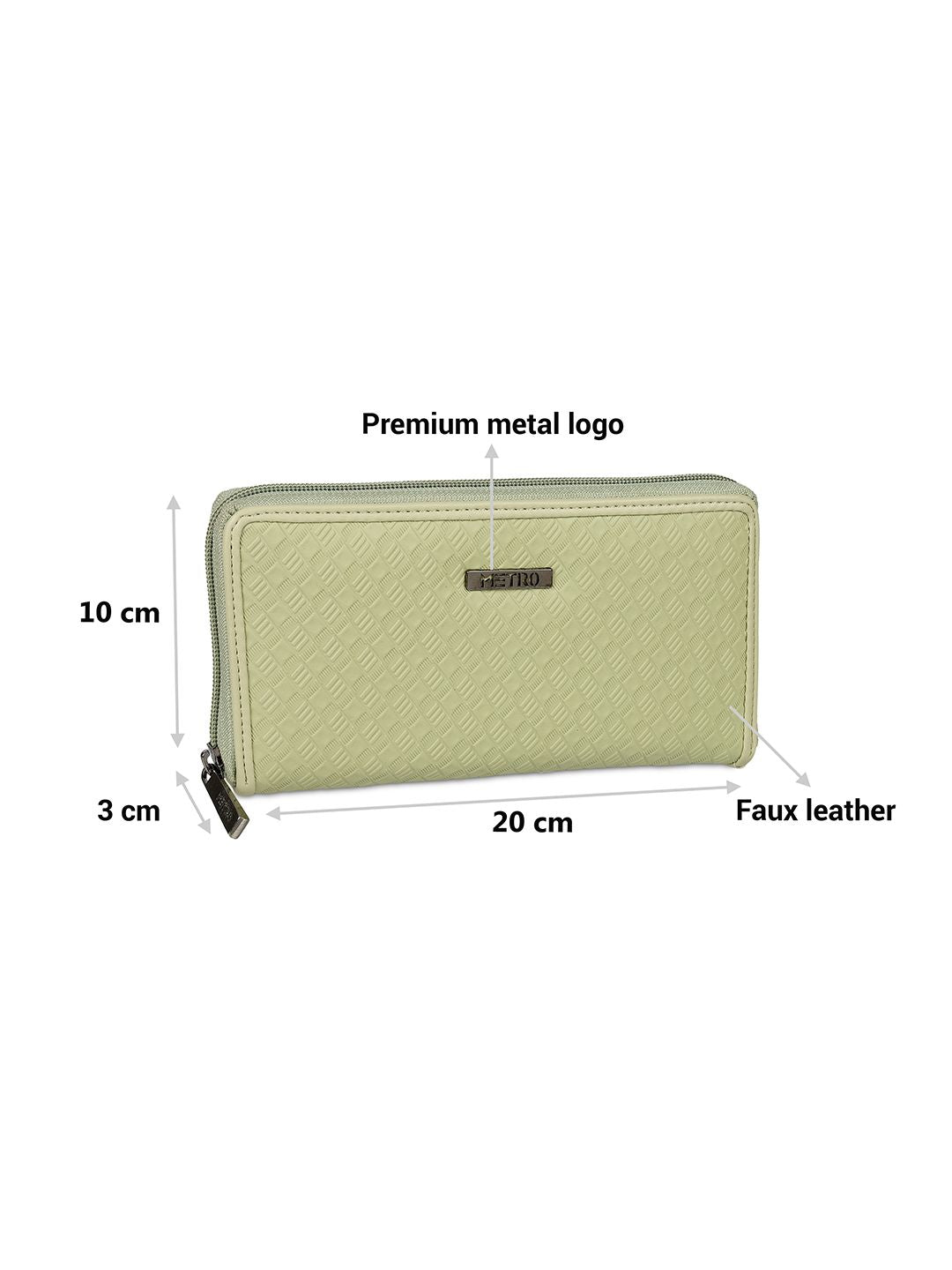 Metro Women Zip Around Wallet