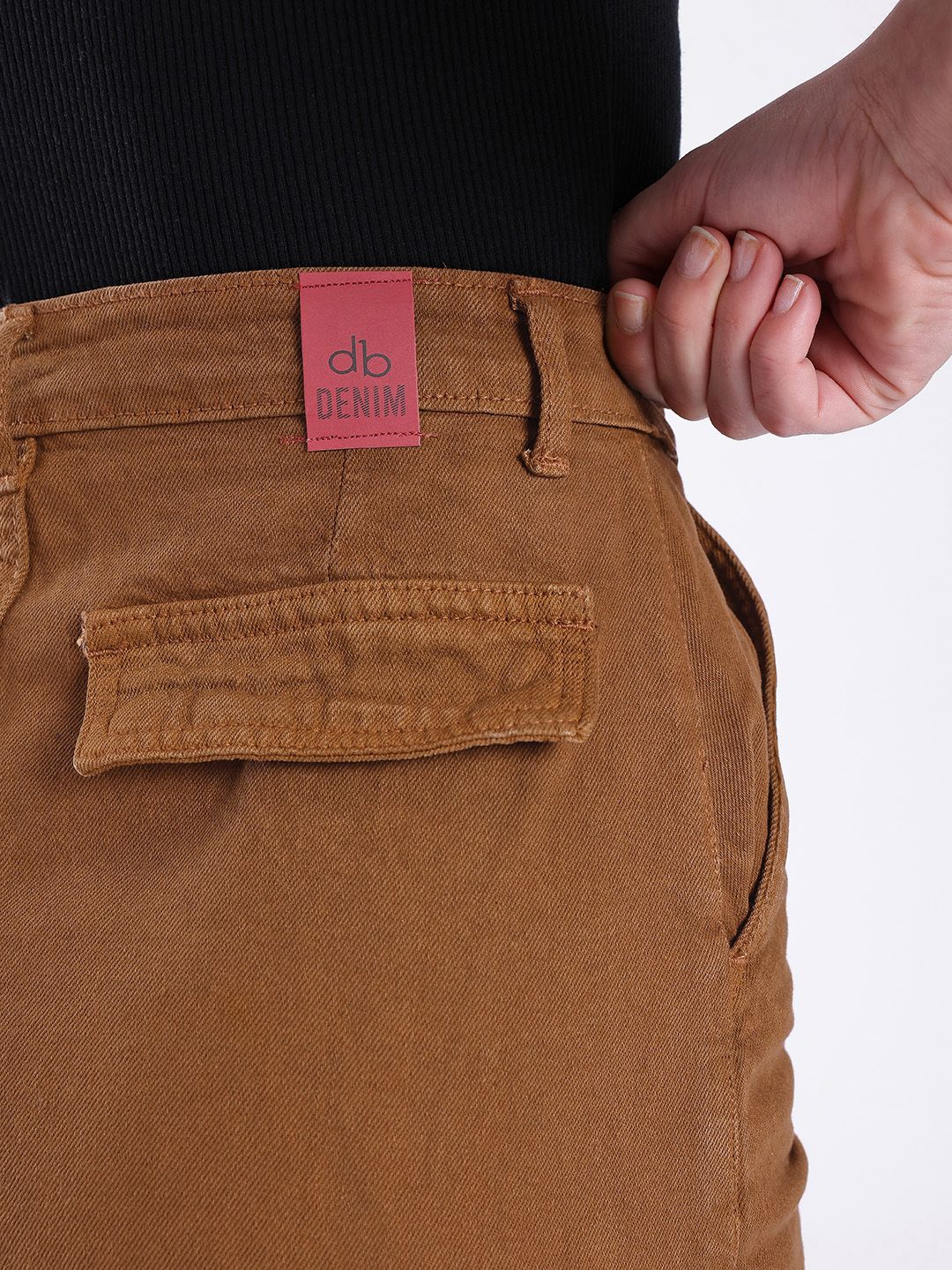 DressBerry Women Chic Charm Denim Mini Skirt
