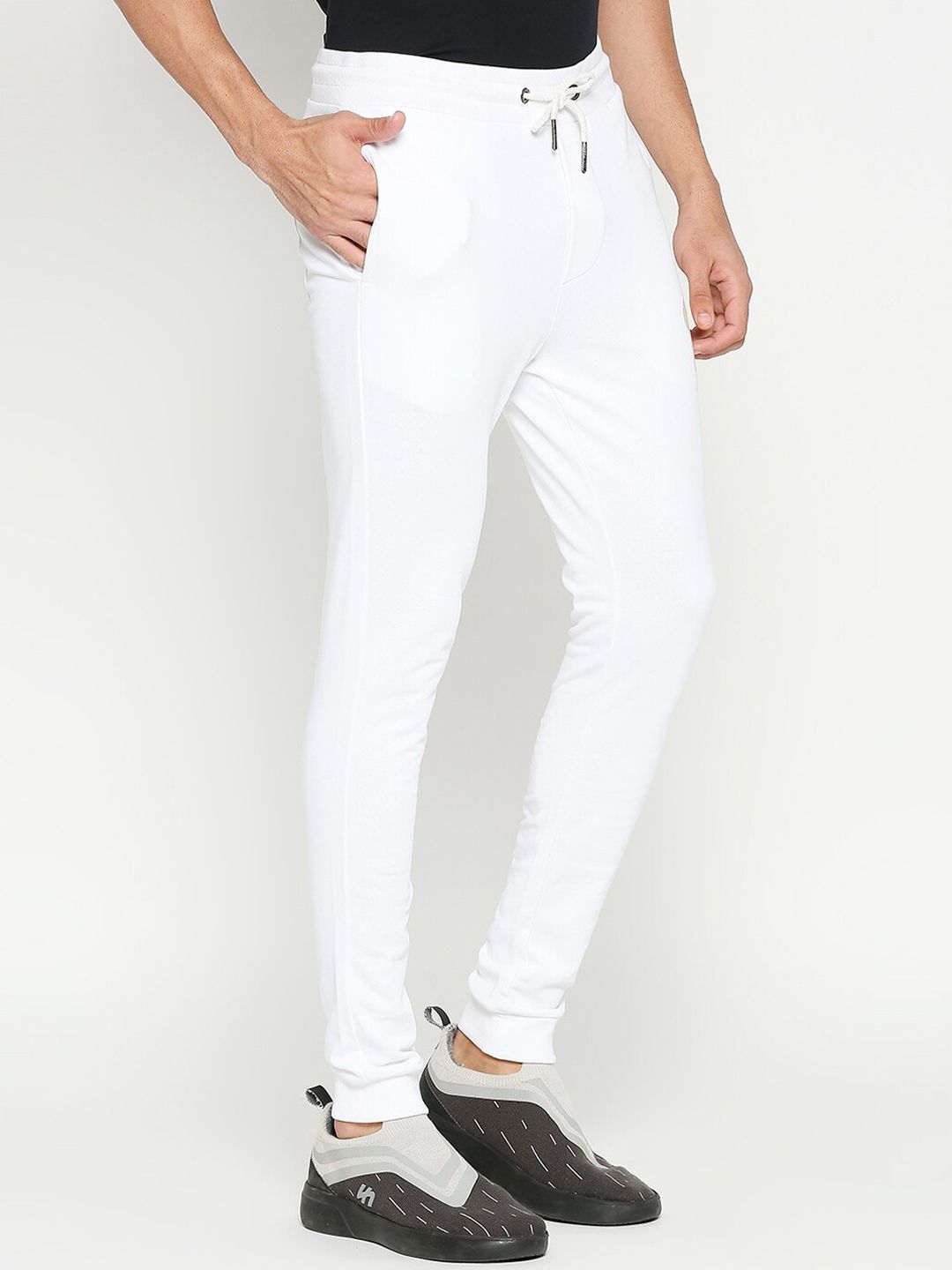 Being Human Men Cotton Mid-Rise Joggers