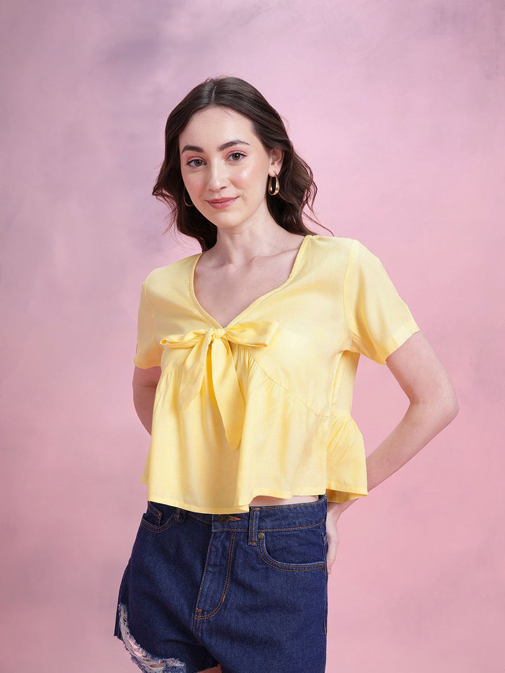 Dressberry Front Tie-Up Top