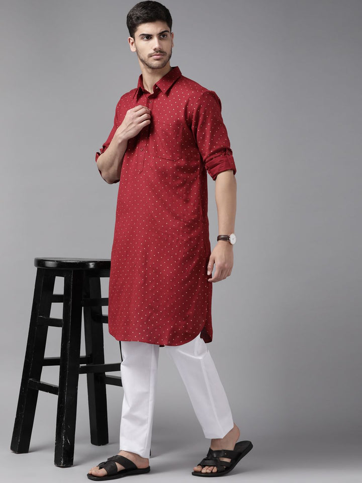 See Designs Printed Regular Pure Cotton Kurta with Pyjamas